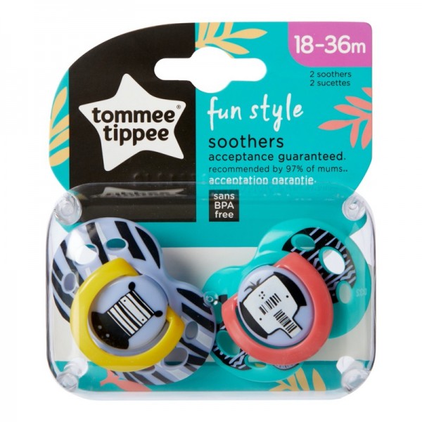 Tommee Tippee Ортодонтични залъгалки Urban style 18-36 месеца